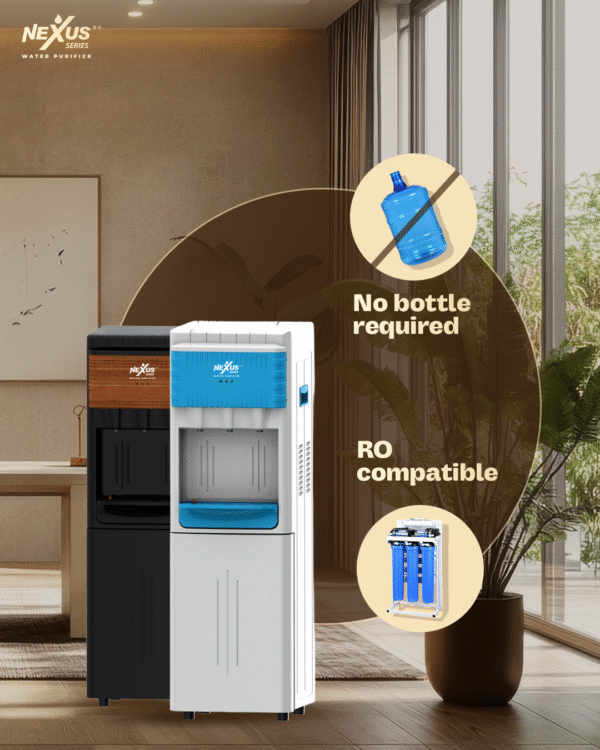 Nexus HNC-RO Dispenser | Hot, Normal & Cold Water Dispenser with Inbuilt RO & SS Storage Tank - Image 2