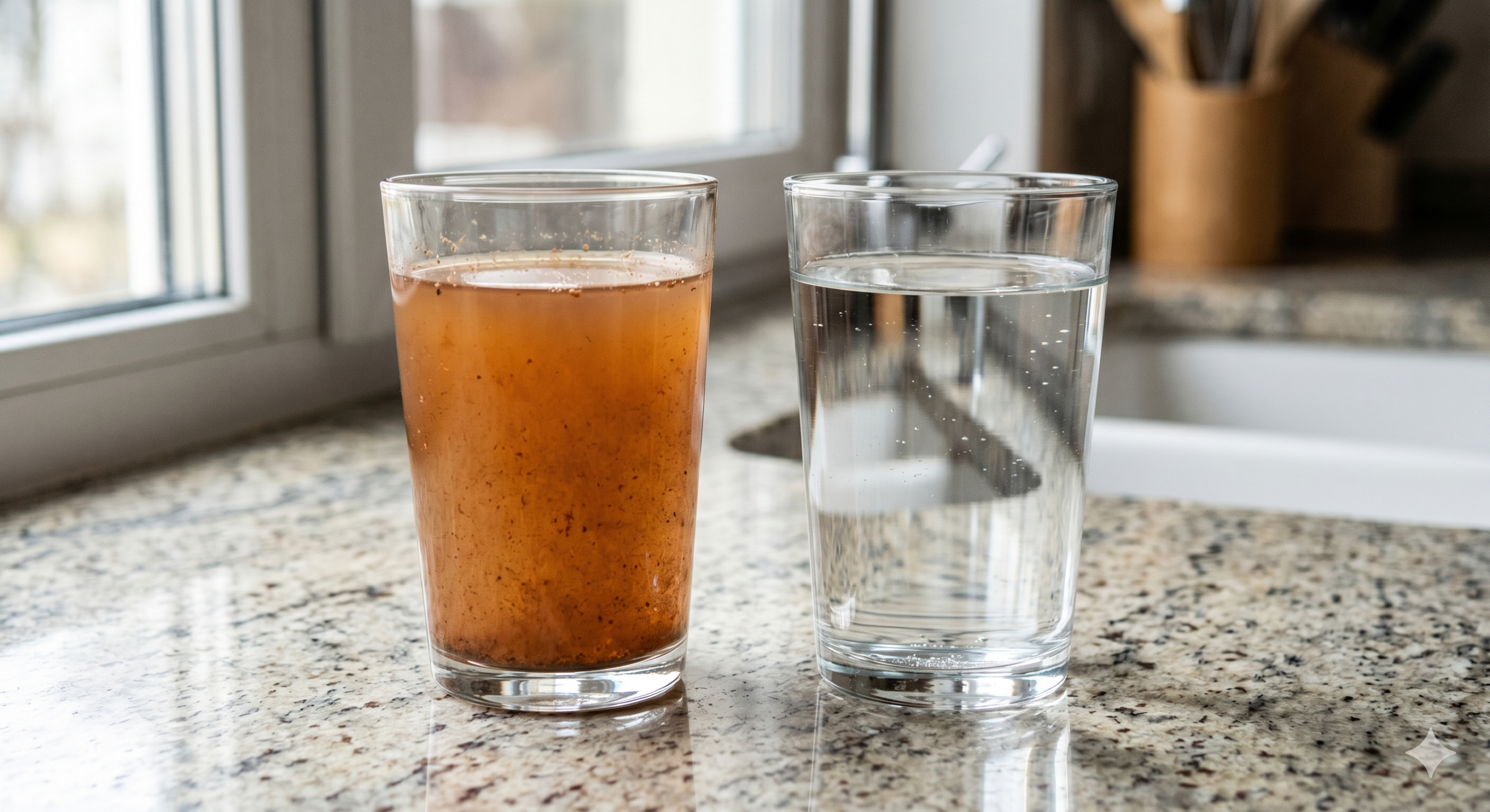 Testing drinking water quality at home with a TDS meter